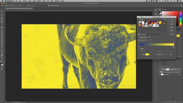 Duotone Gradient Effect | Photoshop Tutorial смотреть онлайн