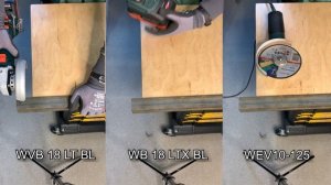 Ушм Metabo WVB 18 LT BL / WB 18 LTX BL - сравнение