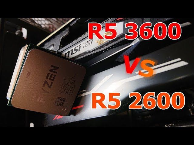 Ryzen 5 3600 vs R5 2600 RTX2070 Benchmark смотреть онлайн
