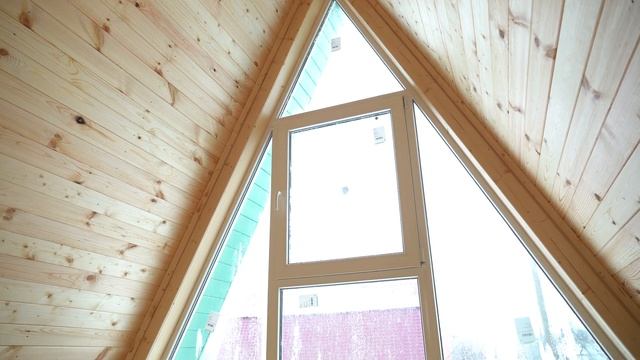 Обзор дома A frame - каркасный дом в стиле шалаш смотреть онлайн