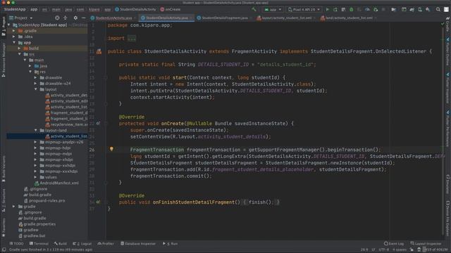 Проверяю ДЗ по Фрагментам в Android | Курсы по Android разработке смотреть онлайн
