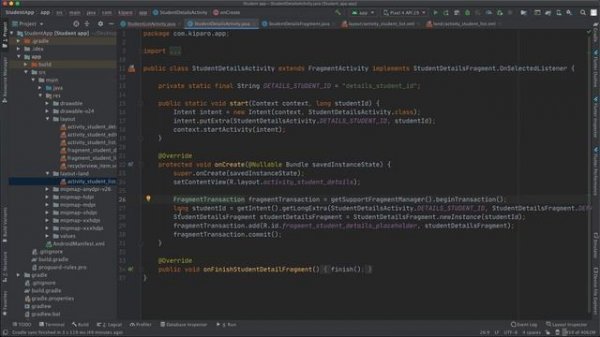 Проверяю ДЗ по Фрагментам в Android | Курсы по Android разработке