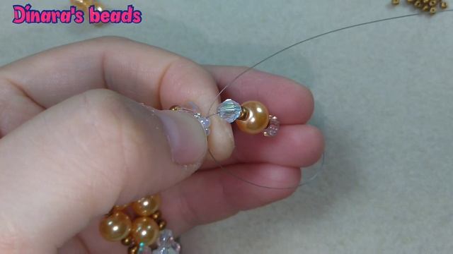 BEADED BRACELET / BEADING / PEARLS /БРАСЛЕТ ИЗ ЖЕМЧУГА И БИСЕРА /