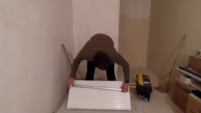 Монтаж радиатора с нижним подключением смотреть онлайн