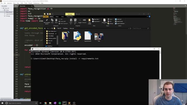 Python Face Recognition Tutorial w/ Code Download смотреть онлайн