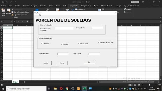 casilla de seleccion Checkbox Macros VBA Excel 2 смотреть онлайн