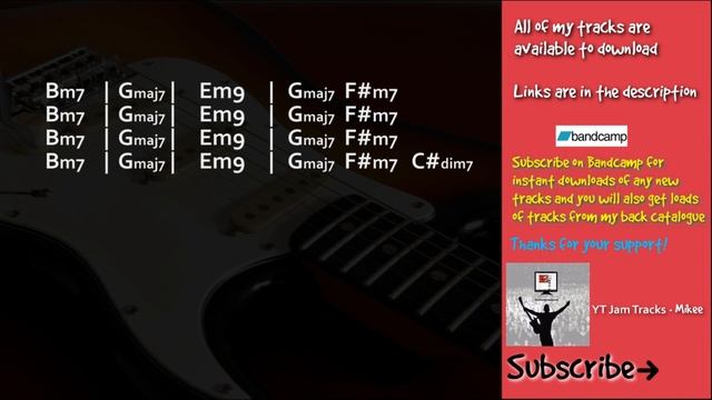 Groovy Smooth Rnb Backing Track in B Minor смотреть онлайн