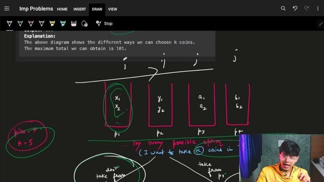 Maximum Value of K Coins From Piles || Dynamic Programming || C++/Java/Python || Leetcode - 2218 смотреть онлайн