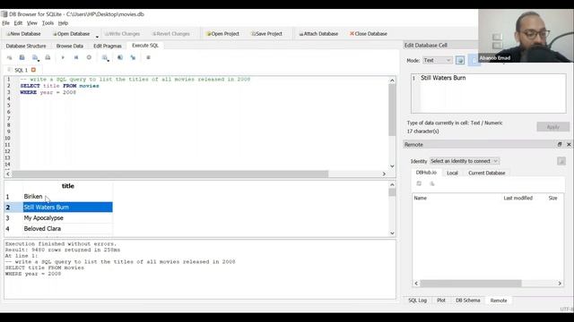 Live session - Q&A, How we test Database, Why Database testing & SQL Tasks - By Abanob Emad смотреть онлайн