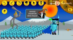 FINAL BOSS ICE, XIPHOS VS MEGA GIANT BOSS SAVAGE, RED XIPHOS | Stick War Legacy Mod | Stick789Apk