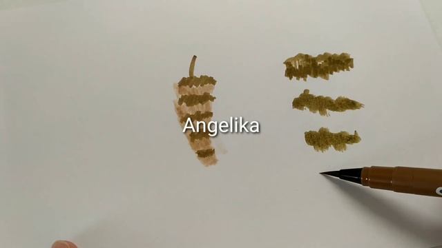 Как нарисовать еловую шишку/ хвойную ветку смотреть онлайн