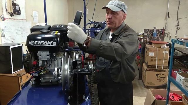 Настройка вариатора на мотобуксировщике смотреть онлайн