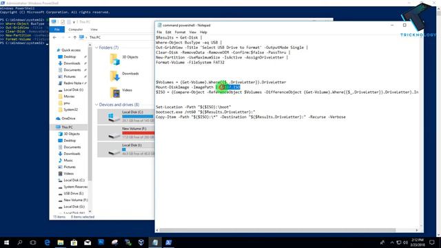 How To Make Bootable Windows 7 Pendrive Using PowerShell смотреть онлайн