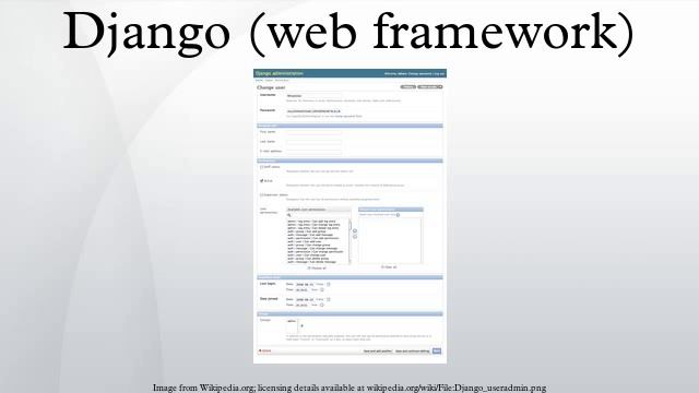 Django (web framework) смотреть онлайн