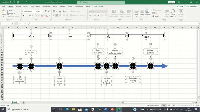 3 Ways To Quickly Select Multiple Shapes In Excel - The Excel Hub смотреть онлайн