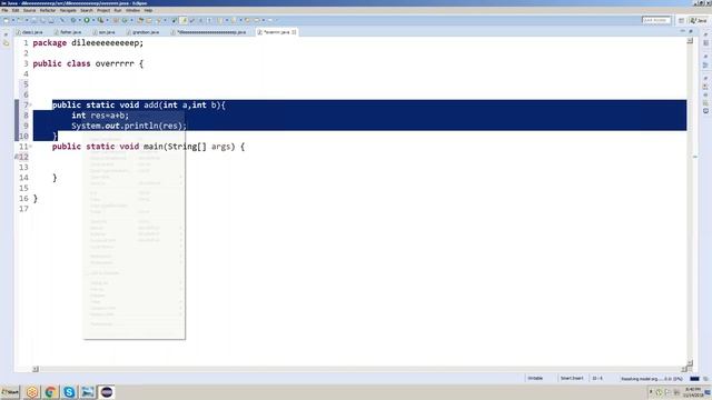 JAVA | OVERRIDING TUTORIAL смотреть онлайн
