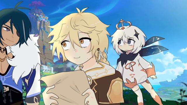 АНИМАЦИЯ для ПАНДЕКСА GENSHIN IMPACT || animation meme смотреть онлайн