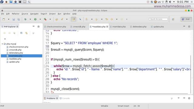 4 PHP & MySQL Reading from database смотреть онлайн
