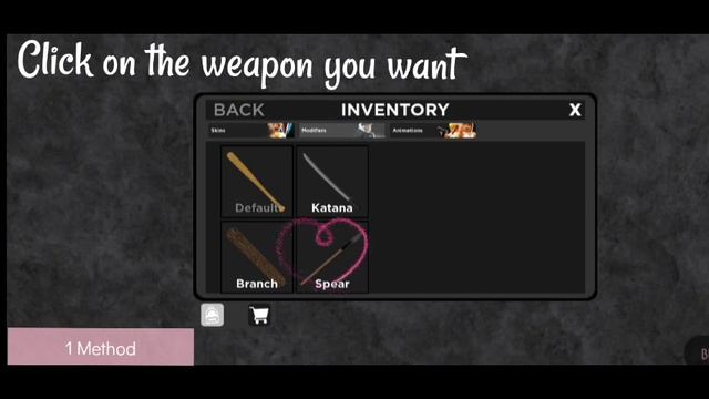 How to equip weapon in Infectious Smile| Roblox|♡ смотреть онлайн