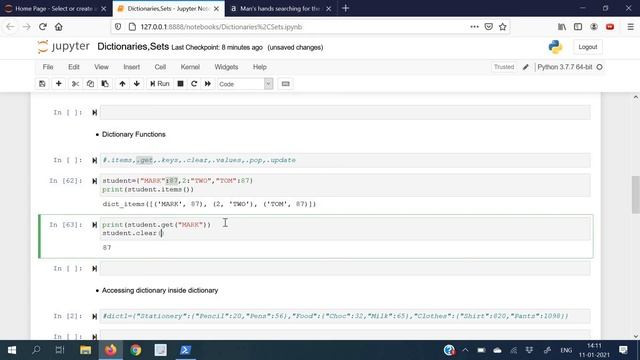 Python for Machine Learning - Dictionary and Sets смотреть онлайн