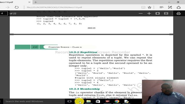 Tuple In Python смотреть онлайн