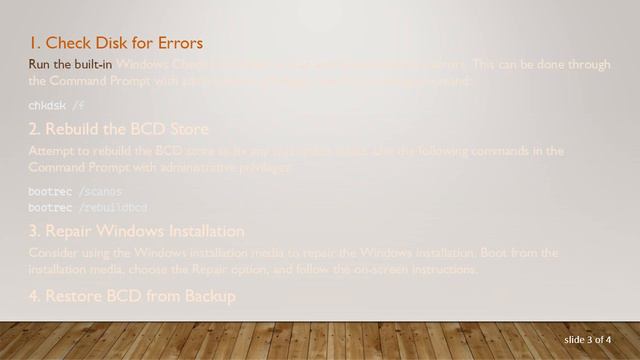 Troubleshooting Windows 8 BFSVC Error: Could not open the BCD template store смотреть онлайн