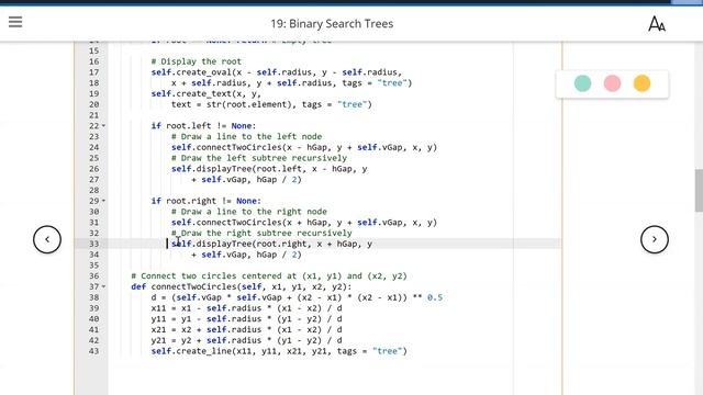 Daniel Liang Python Video Section 19.9 Binary Search Tree Visualization смотреть онлайн