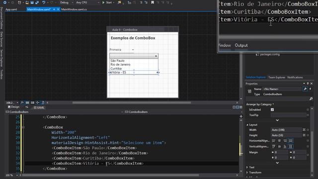 Tutorial WPF + Material Design - Aula 9 - ComboBox смотреть онлайн