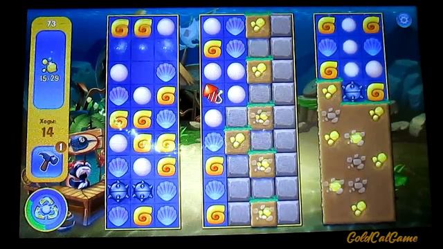 Fishdom: Deep Dive level 73 Walkthrough смотреть онлайн