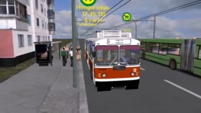 Omsi 2 карта Grundorf Gold RUS маршрут№ 6 пл яуза станция смотреть онлайн