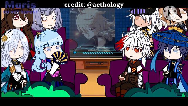 Genshin Impact react to Aether || Aether Harem || Made by Maris || Do not repost|| смотреть онлайн