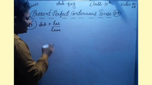 Class - 10th English, Topic - Present Perfect Continuous Tense 04.08.2021 смотреть онлайн