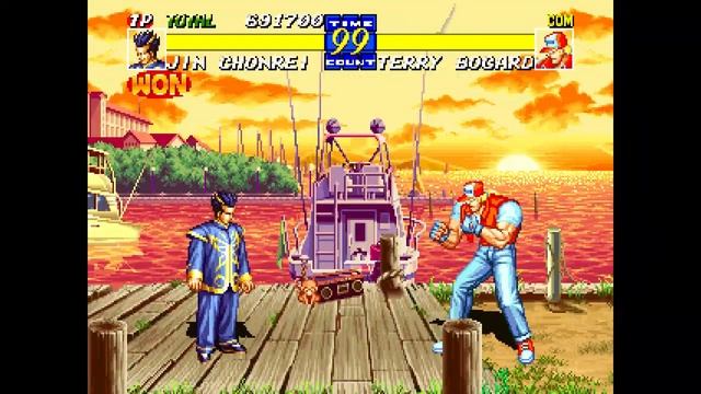 Fatal Fury 3 (Arcade) Playthrough as Jin Chon Rei смотреть онлайн