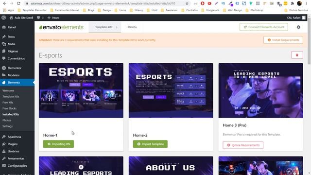 Como Criar SITE PROFISSIONAL COM ELEMENTOR (One Page Scroll) - Passo a Passo смотреть онлайн