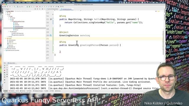 Quarkus Funqy Serverless API - Introduction and Features | Niko Köbler (@dasniko) смотреть онлайн