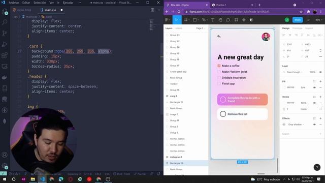 De Figma a HTML con Css | Practica 1 смотреть онлайн