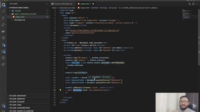 Curso Ethers.js - Provider e Signer no Ethers.js | Aula 2 смотреть онлайн