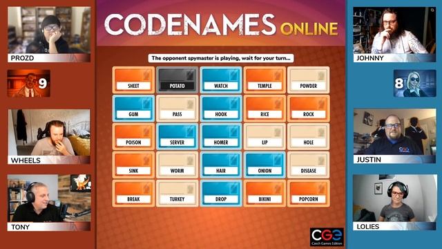 Let's Play Codenames with ProZD and Czech Games Edition - board game playthrough смотреть онлайн