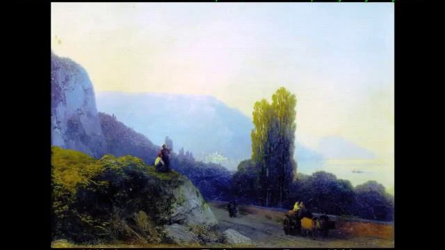И.К. Айвазовский. По дороге в Ялту. 1860-е /krymkrymkrym.ru смотреть онлайн