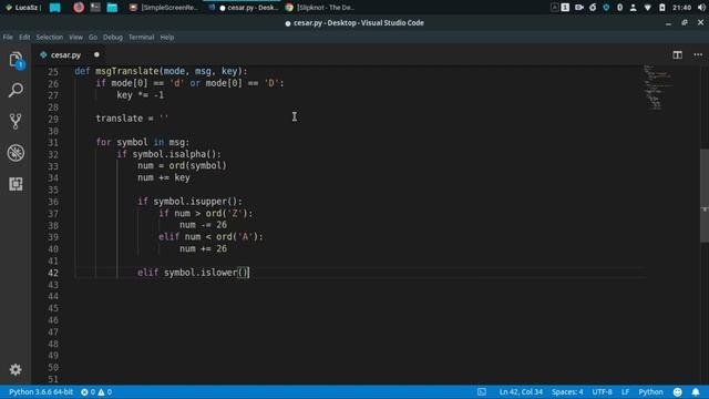 [Python] Cifra de César [CRIPTOGRAFIA] смотреть онлайн