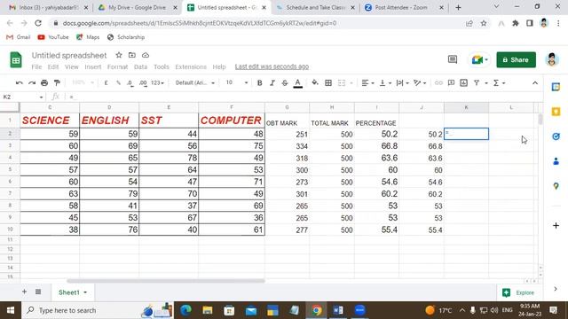 About of Google Sheet in Hindi | Cloud Computing | GIT Education смотреть онлайн