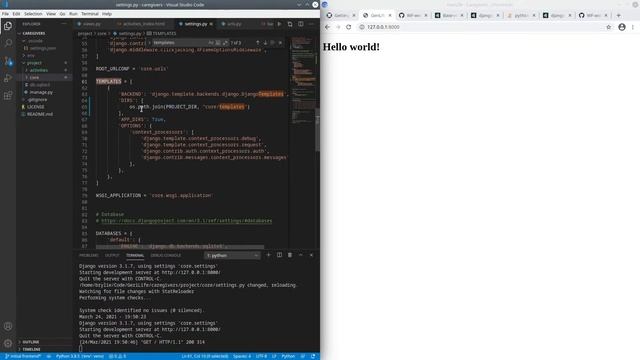 Live-code Django web app development смотреть онлайн