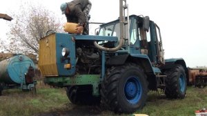 Как я запускаю дизель трактора Т -150К