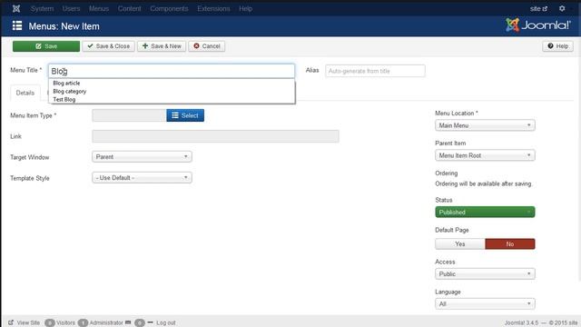 Joomla 3.x. How To Create Blog Page смотреть онлайн