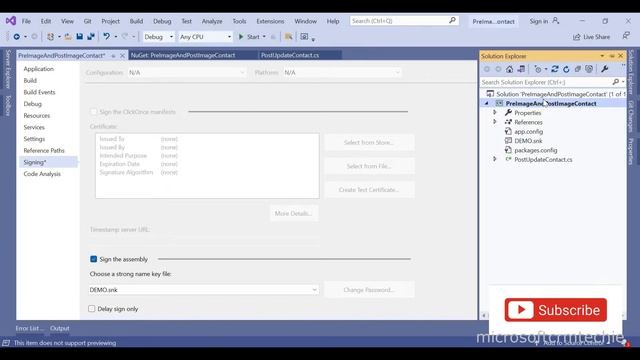How to Use Pre-Image and Post-Image in Plugins смотреть онлайн