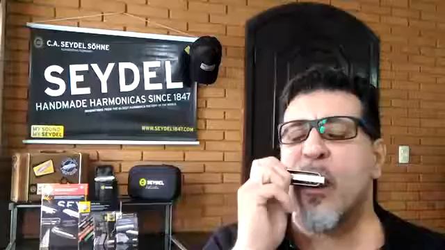 Marcio Abdo playing the Seydel Harmonicas смотреть онлайн