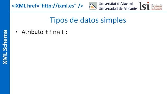 XML Schema: Tipos de datos simples смотреть онлайн
