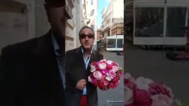 Для милых дам:Поздравление с 8 Марта от felice carella из Рима! смотреть онлайн