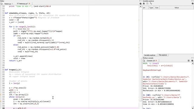 Monte Carlo Options Pricing - Black Scholes - Heston - Python (debiasing technique) (2/2) смотреть онлайн