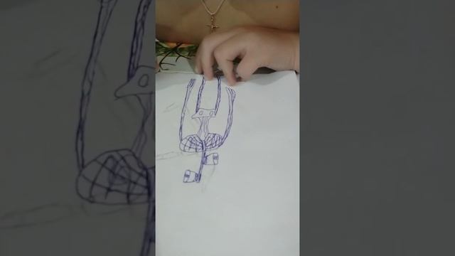 Детский рисунок Сиреноголового! смотреть онлайн